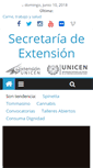 Mobile Screenshot of extension.unicen.edu.ar