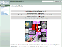 Tablet Screenshot of informaticamedica.alumnos.exa.unicen.edu.ar