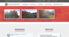 Desktop Screenshot of faa.unicen.edu.ar